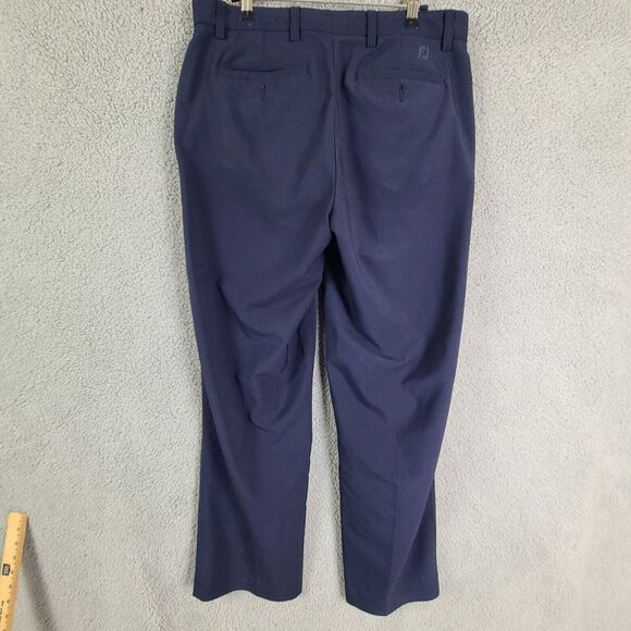 FootJoy FJ Performance Athletic Fit Golf Pants Golfing Mens Sz 32 X 30 Navy Blue - Picture 2 of 7